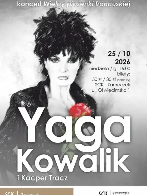 Paryski klimat w SCK Zameczek – koncert wielkich piosenek francuskich