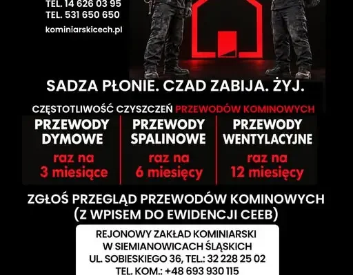 Sezon grzewczy w Siemianowicach Śląskich: zadbaj o przewody kominowe i czujnik czadu