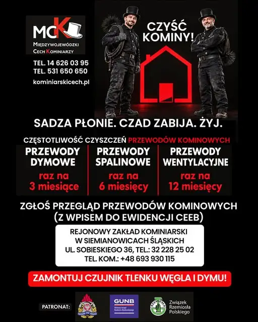 Sezon grzewczy w Siemianowicach Śląskich: zadbaj o przewody kominowe i czujnik czadu
